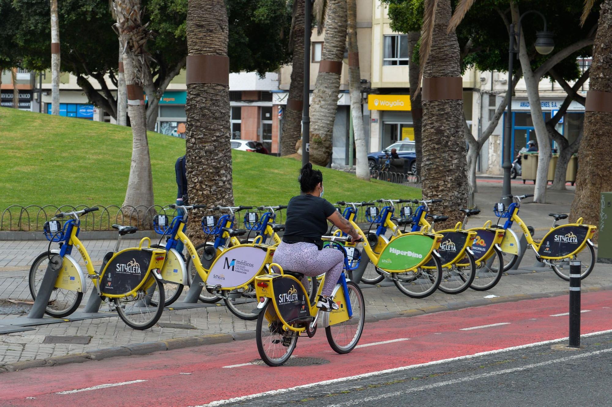 Crece el uso de la Sítycleta en la capital grancanaria