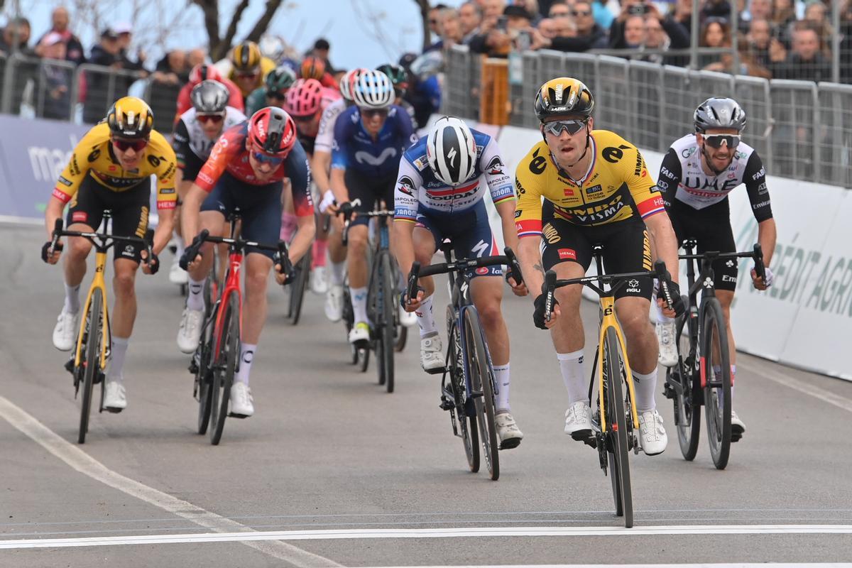 Victoria de Roglic en la cuarta etapa de la Tirreno-Adriático