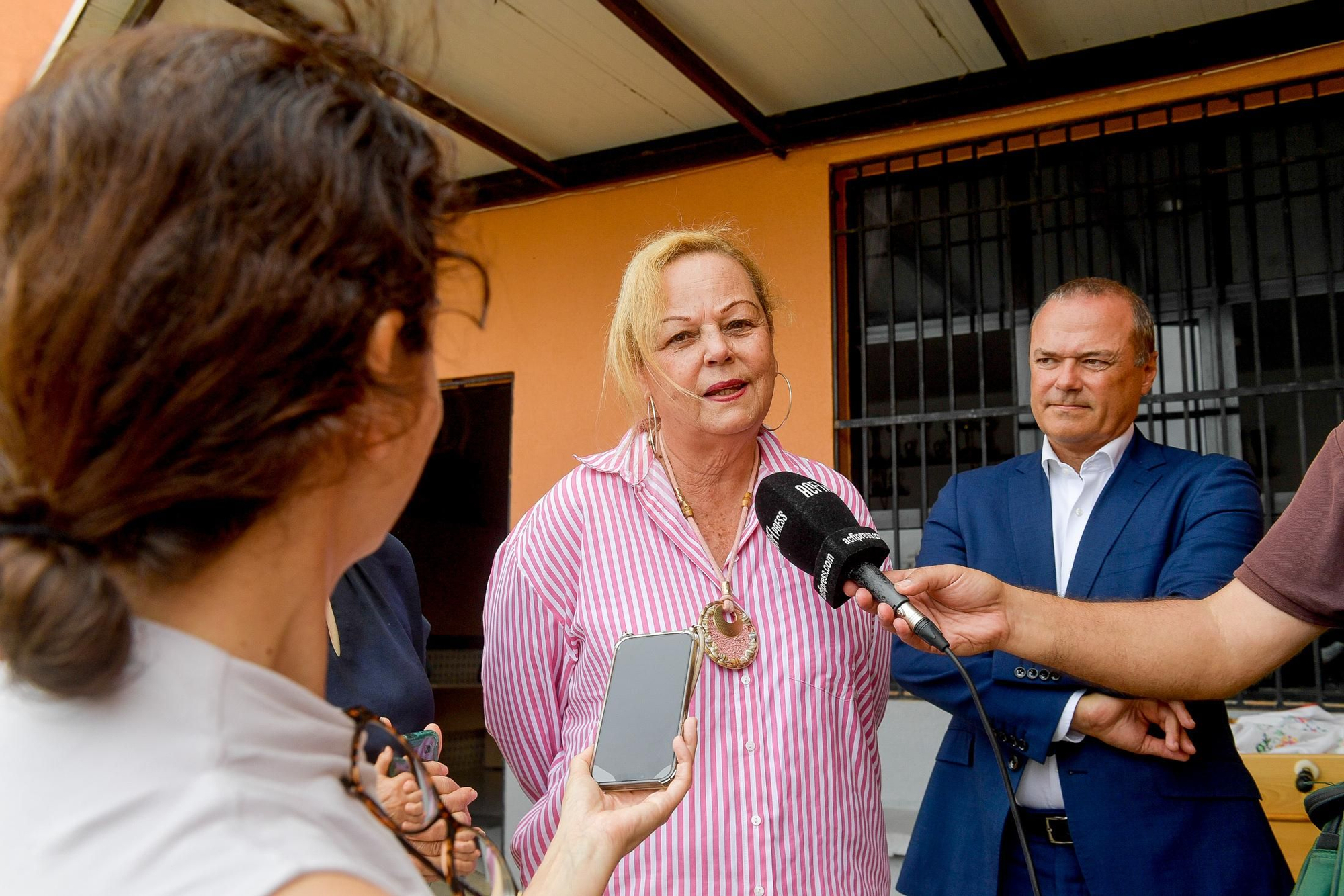 Presentación de las obras para acondicionar un acceso seguro para los peatones en El Secadero