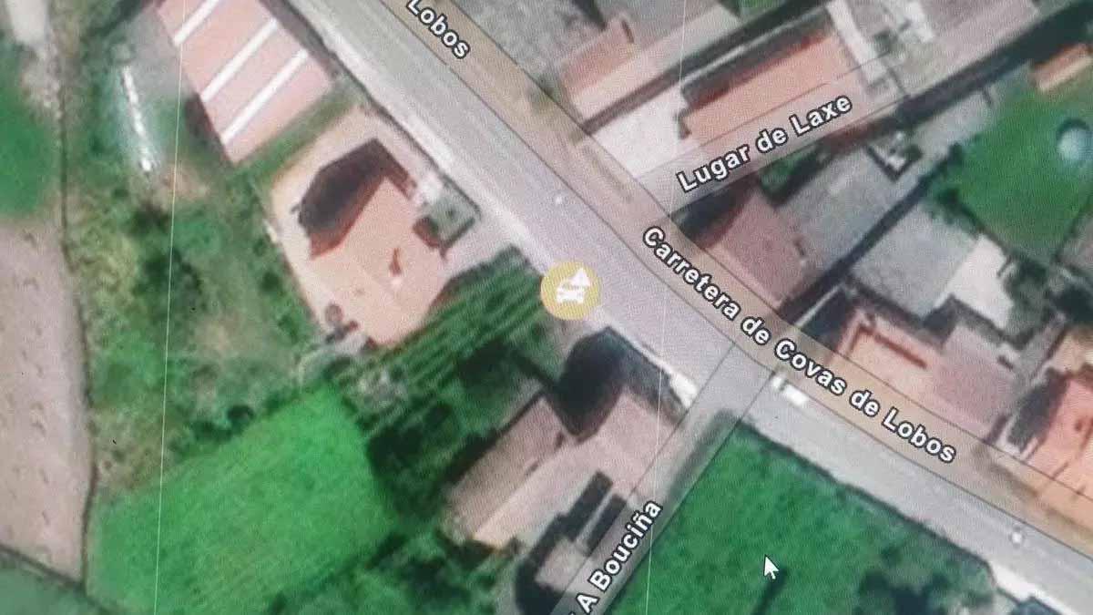 Mapa del lugar donde se ha producido el accidente mortal.