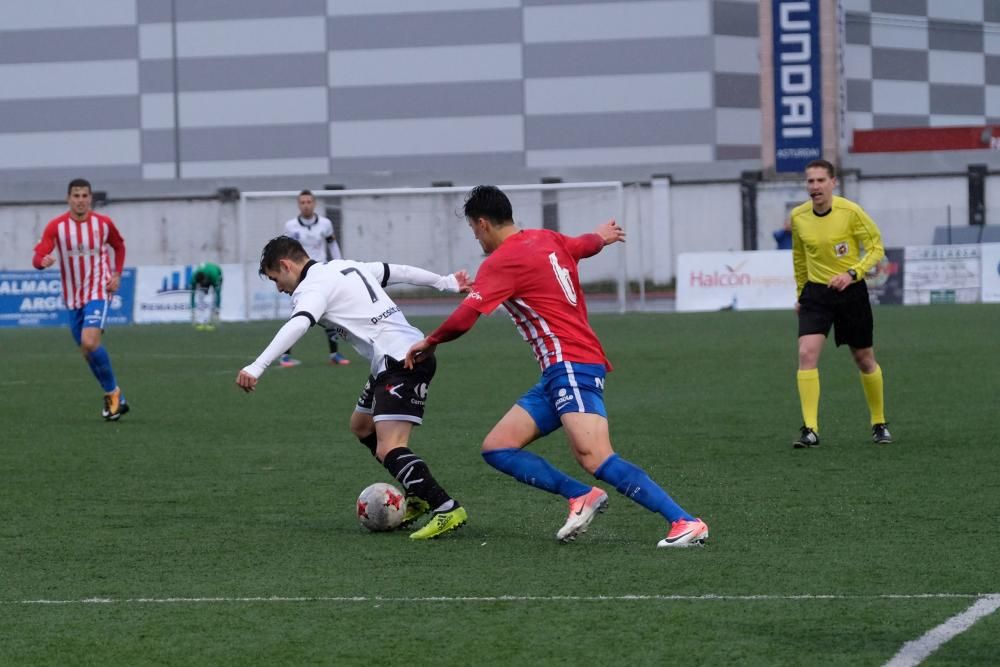 El partido entre el Caudal y el Sporting B, en imágenes