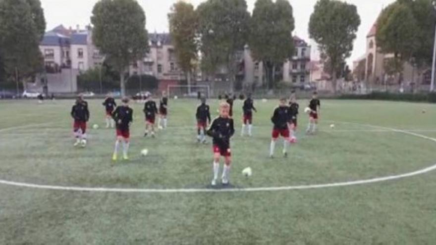 El curioso entrenamiento de los juveniles del FC Metz