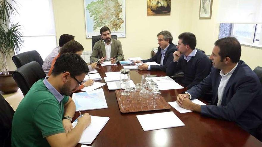 Primera reunión del comité permanente de Aguas de Galicia creado para abordar la alerta por sequía.