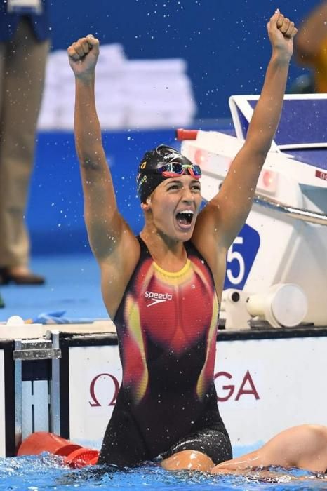 La nadadora Michelle Alonso, Medalla de Oro de Canarias 2017