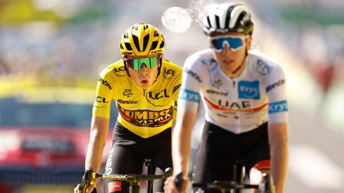 Vingegaard y Pogacar