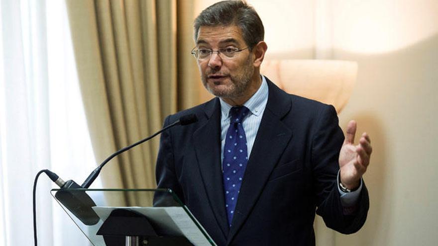 El ministro de Justicia, Rafael Catalá, hoy en Málaga.