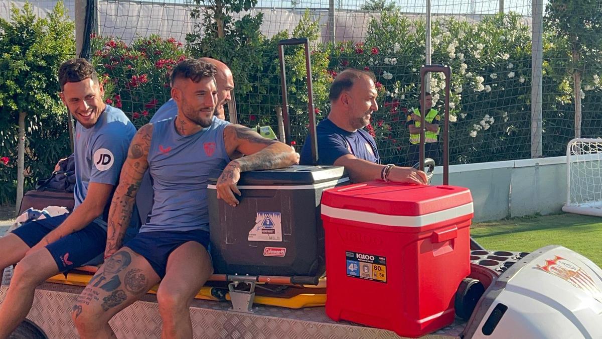 Entrenamiento de pretemporada del Sevilla FC