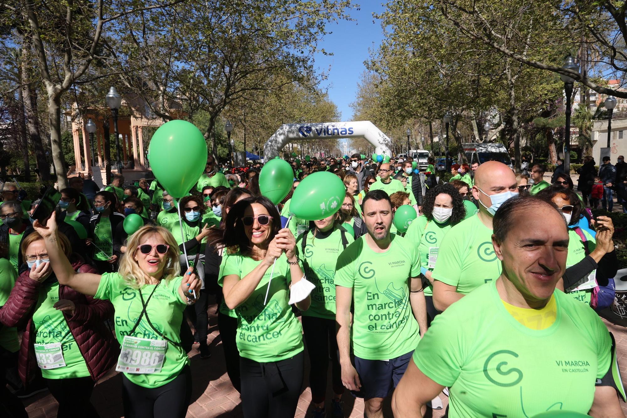 Búscate en la marcha verde contra el cáncer de Castellón