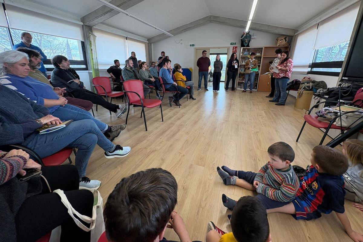 Lectura del manifest a l'escola