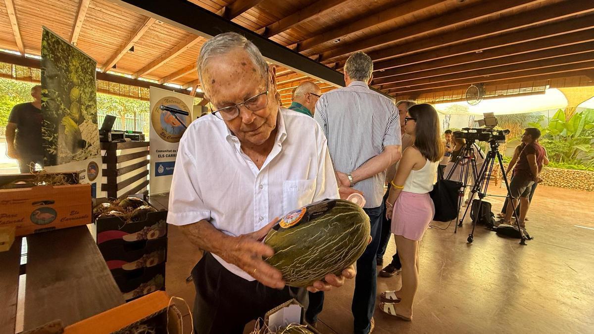 Así ha sido el acto del corte de melón de Carrizales en Elche este 2026