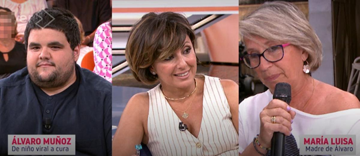 María Luisa, madre de Álvaro, en su aparición en el programa
