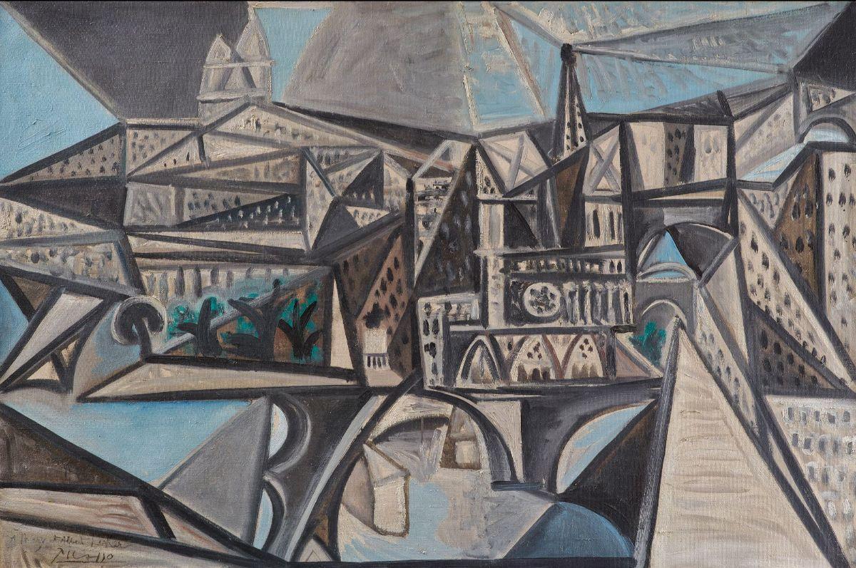 «Ile de la Cité - vista de Notre-Dame de París», de Pablo Picasso.
