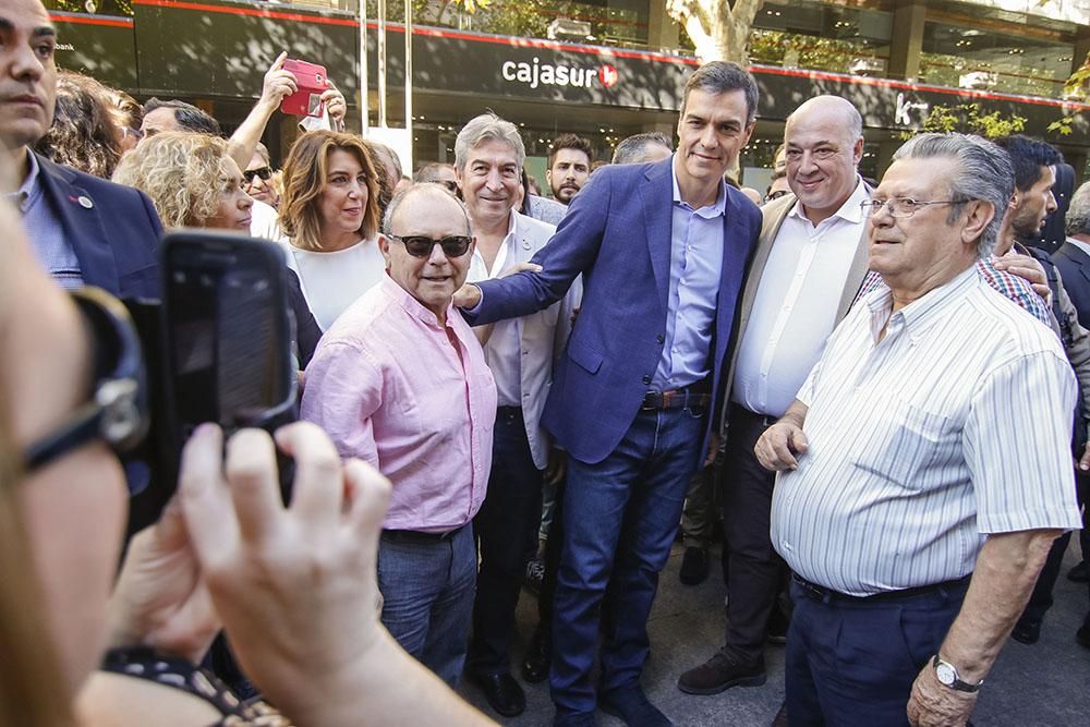 De paseo electoral con Pedro Sánchez