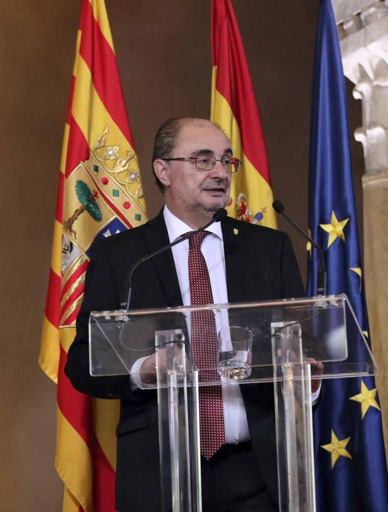 Toma de posesión de Javier Lambán como presidente de Aragón