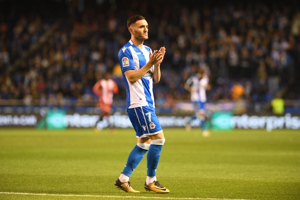 El Deportivo cae ante el Girona en Riazor