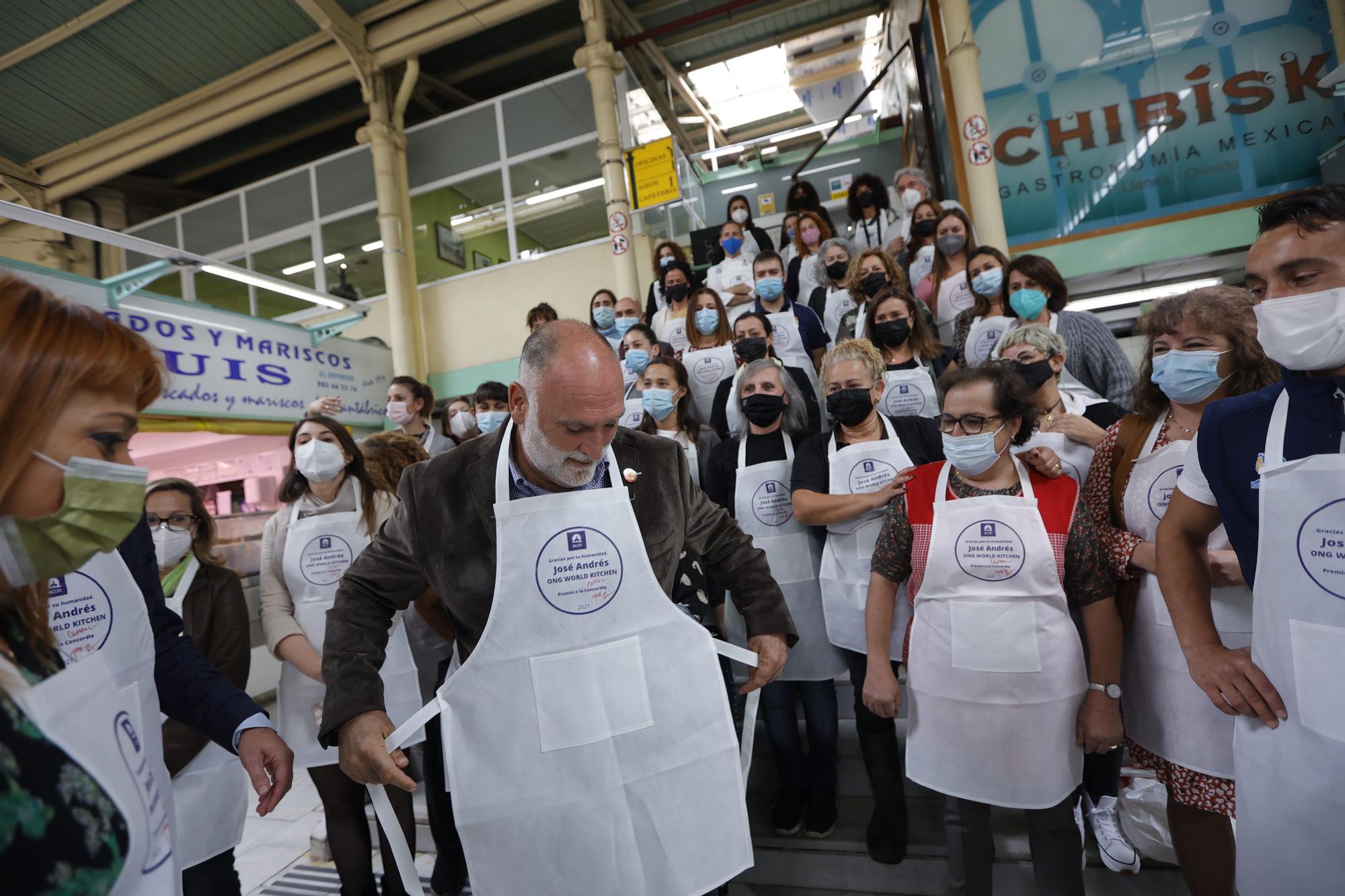 José Andrés revoluciona el mercado del Fontán de Oviedo