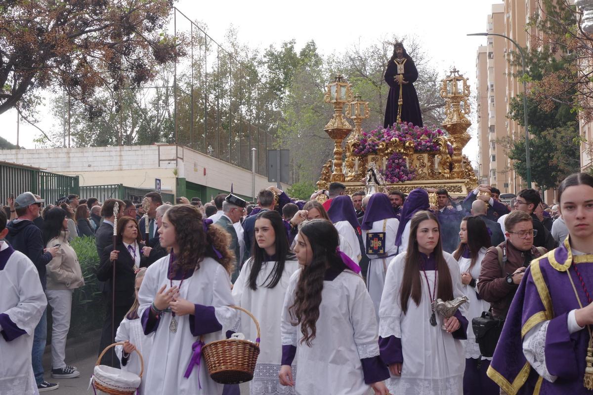 Trono de Jesús de Medinaceli el viernes 27 de marzo de 2026 en Málaga
