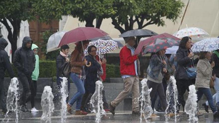 La Aemet prolonga hasta mañana  la alerta amarilla por fuertes lluvias