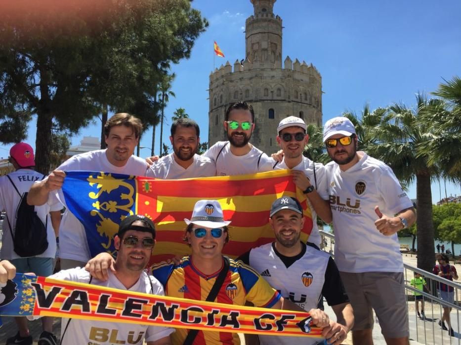 Copa del Rey: Fan Zone del Valencia CF en Sevilla