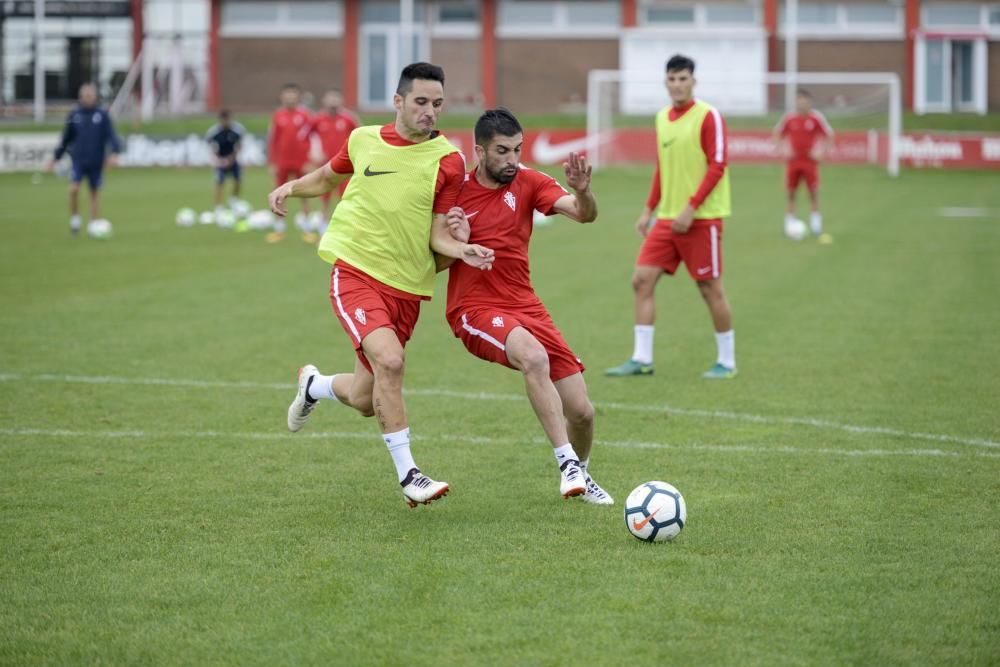 Entrenamiento del Sporting