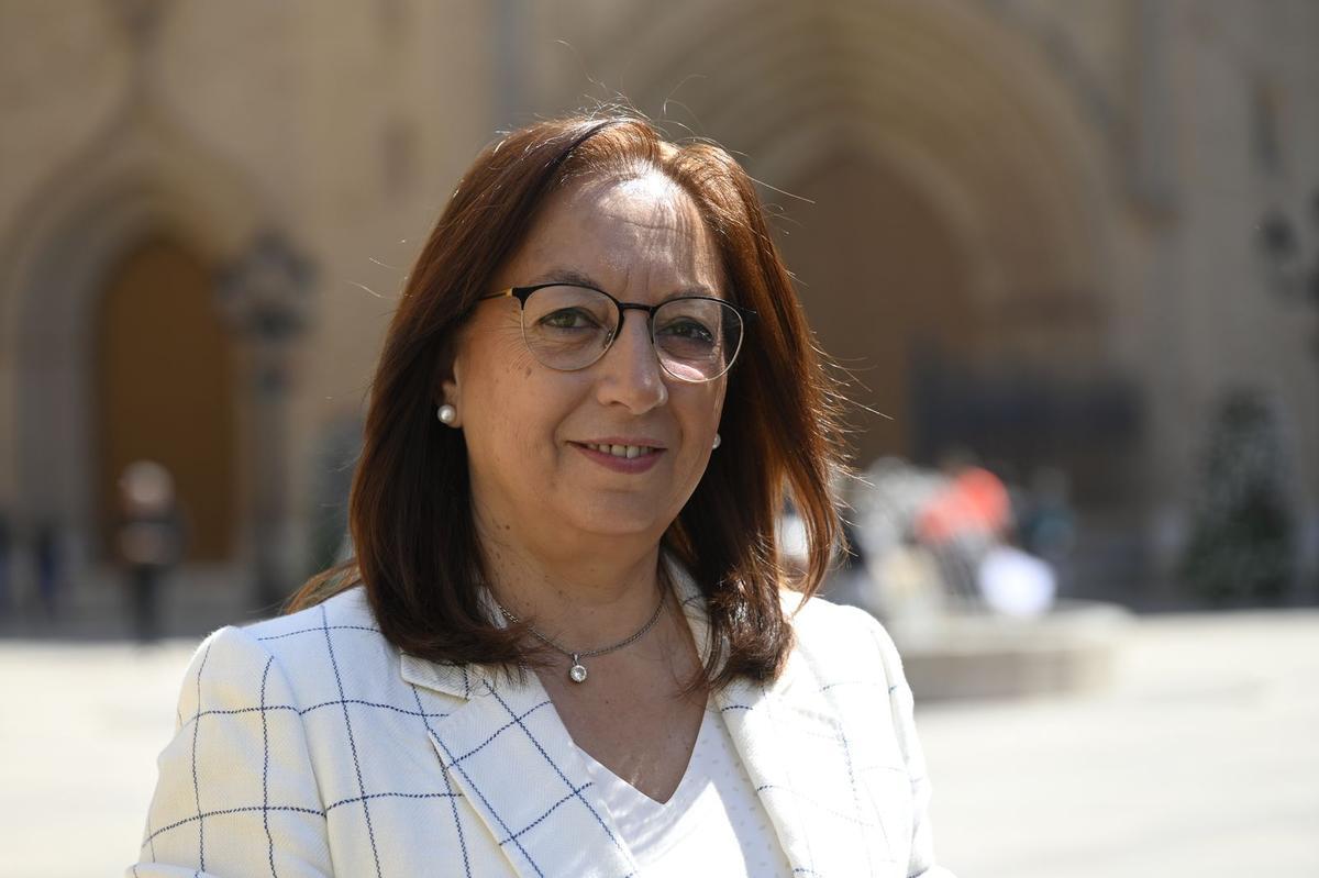 Diputada de Vox por Castellón y presidenta de les Corts, Llanos Massó.
