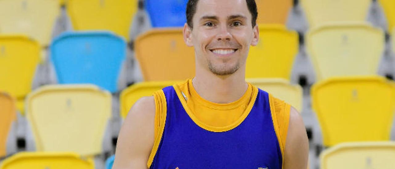 Kyle Kuric, ayer, después del entrenamiento en el Arena.