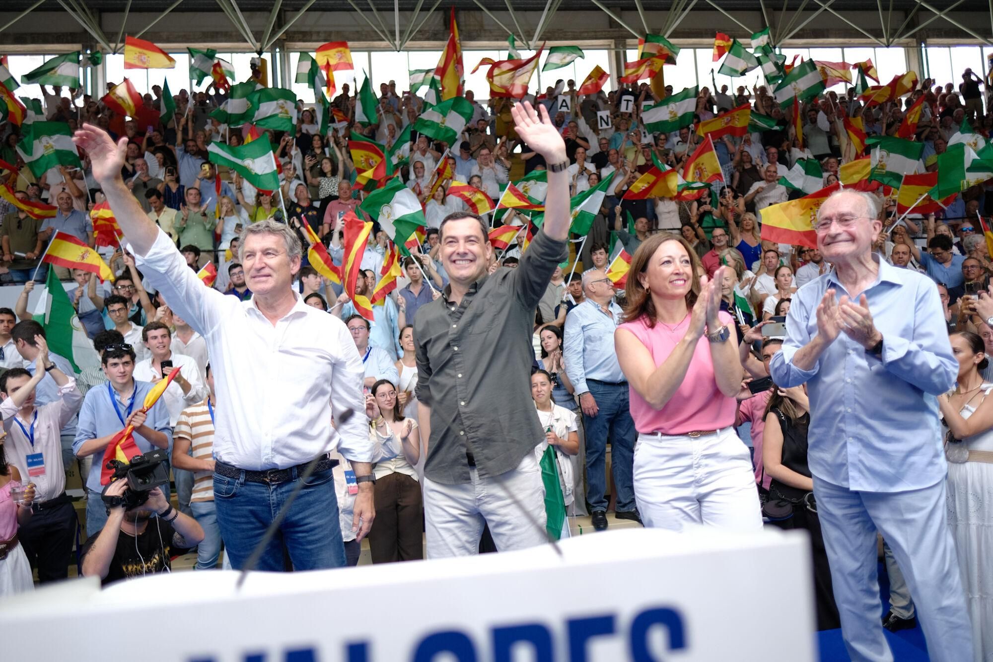Mitin del Partido Popular en Málaga
