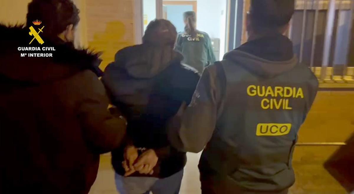 Detención del huido en El Cubo.