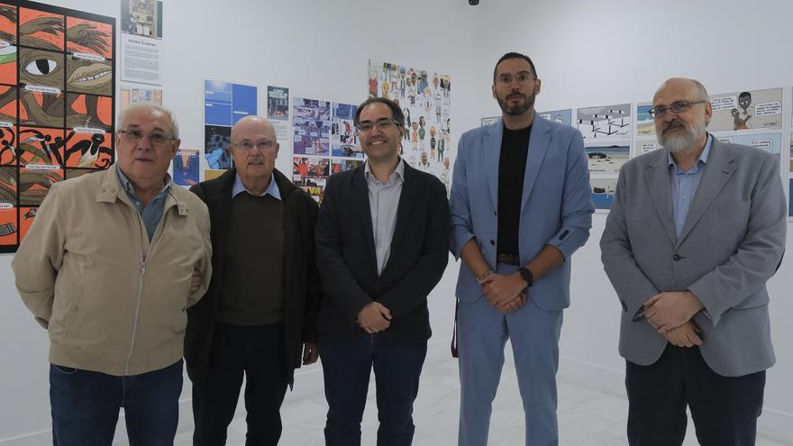La exposición &#039;Viñetas y fronteras&#039; con Padylla y Morgan ya se puede visitar en Casa África