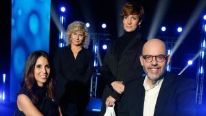 Laura Rosel, Mònica Terribas, Raquel Sans y Jordi Basté, presentadores de ’La Marató’ de TV-3.