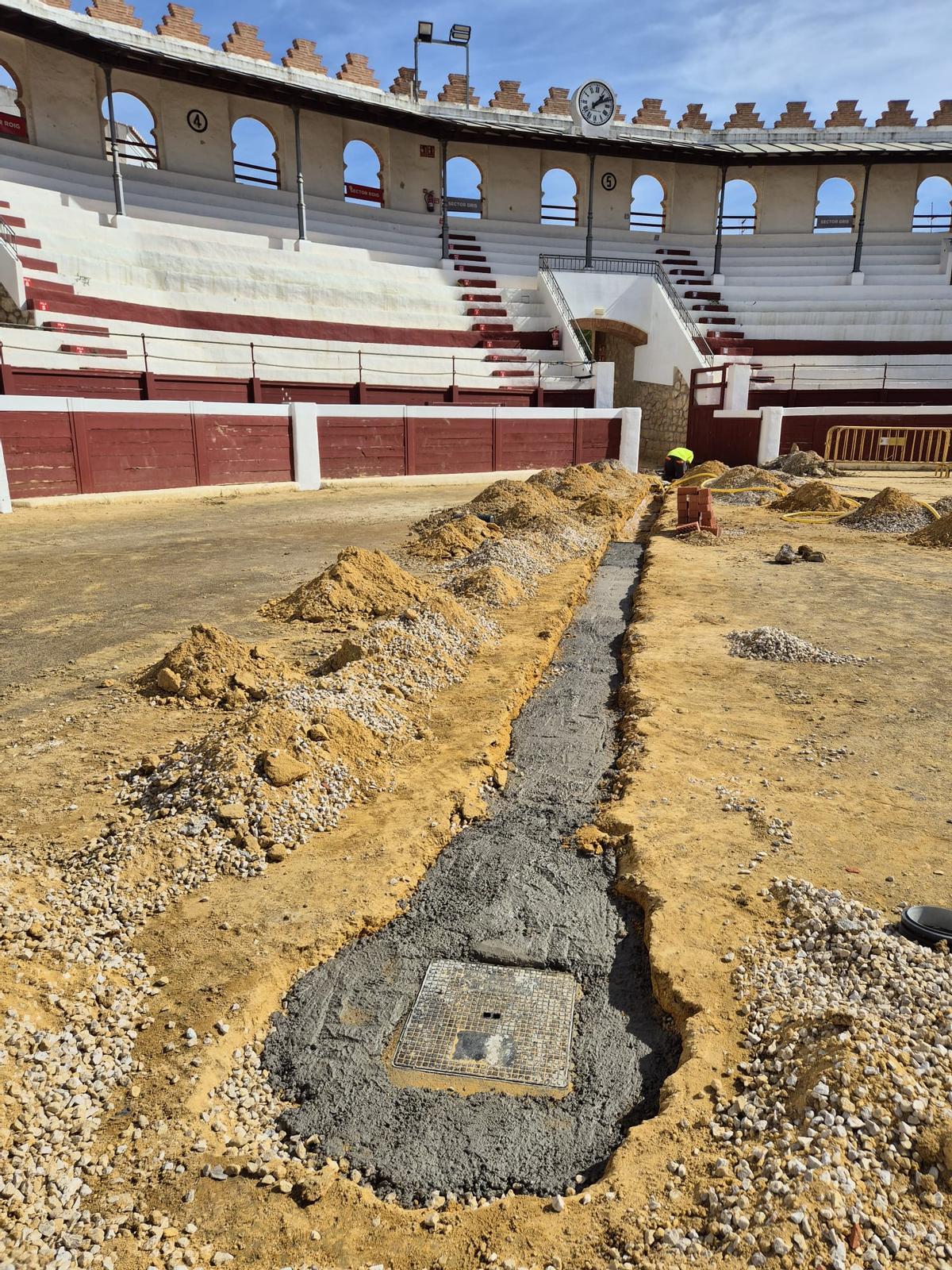 Parte de las obras de mejora