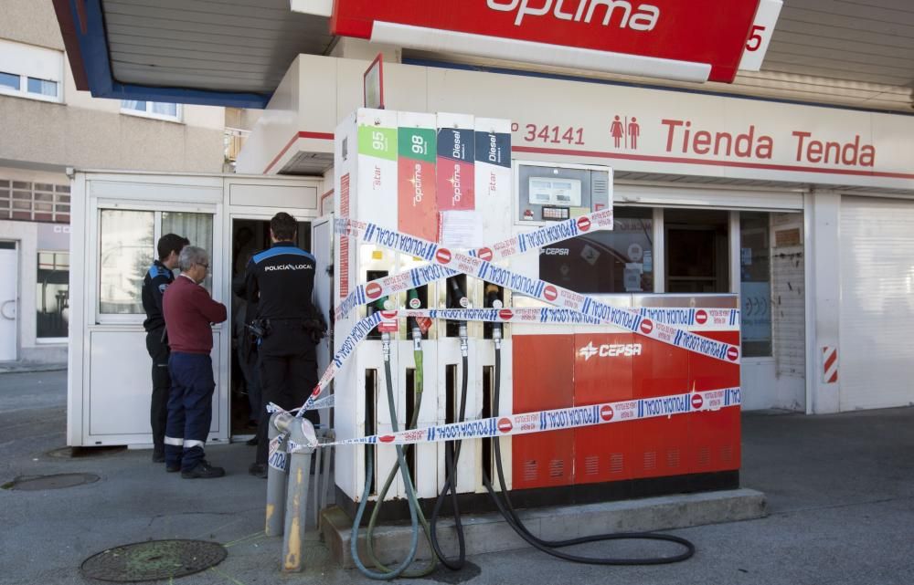 Inspección en la gasolinera de Santa Cruz