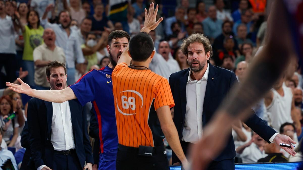 Roger Grimau no acabó nada contento con el criterio arbitral