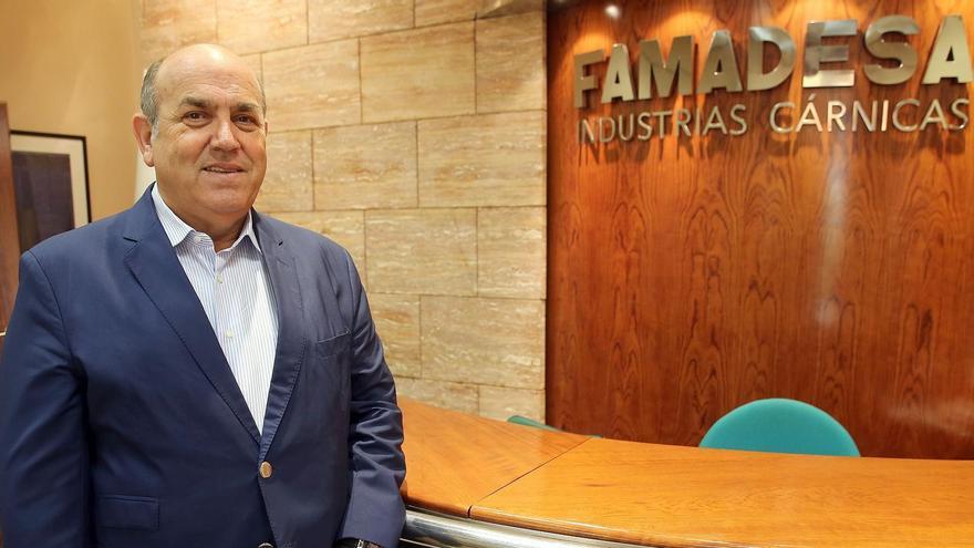 El empresario de Campanillas Federico Beltrán, en la sede de su empresa, Famadesa.
