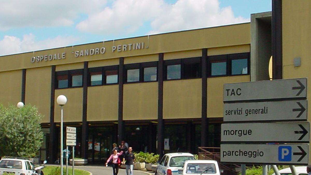 Una imagen del hospital Sandro Pertini, en Roma.