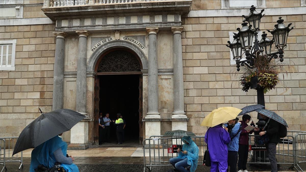 Fachada del Palau de la Generalitat