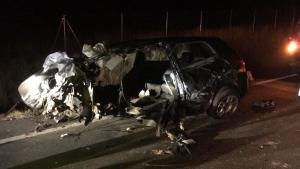 Accidente vehicular en las carreteras de Salamanca.