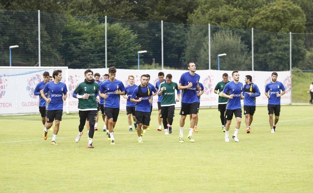 Entrenamiento del Real Oviedo