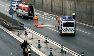 Muere un motorista en la Ronda Litoral de Barcelona