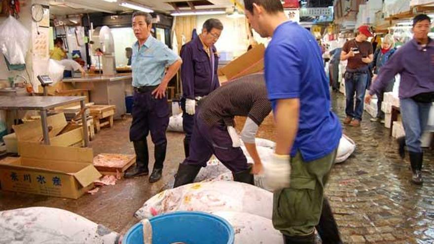 El mercado Tsukiji de Tokio, la mayor lonja del mundo