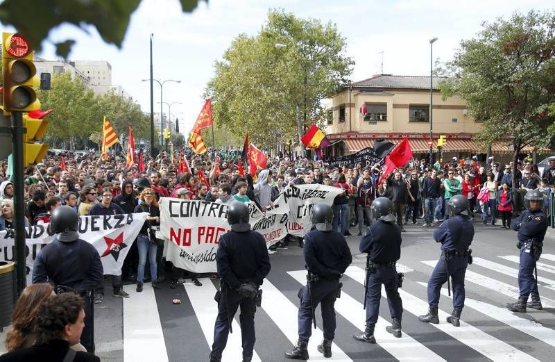 Fotogalería: Huelga educativa en Zaragoza