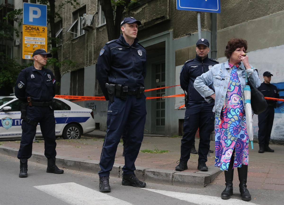 Masacre en una escuela de Belgrado