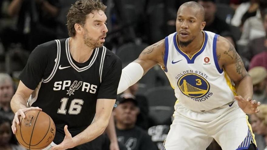 Los Spurs de Gasol salvan el primer &#039;match-ball&#039; ante los Warriors