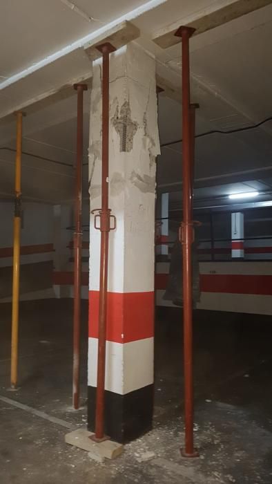 Desalojo de un edificio en Vecindario