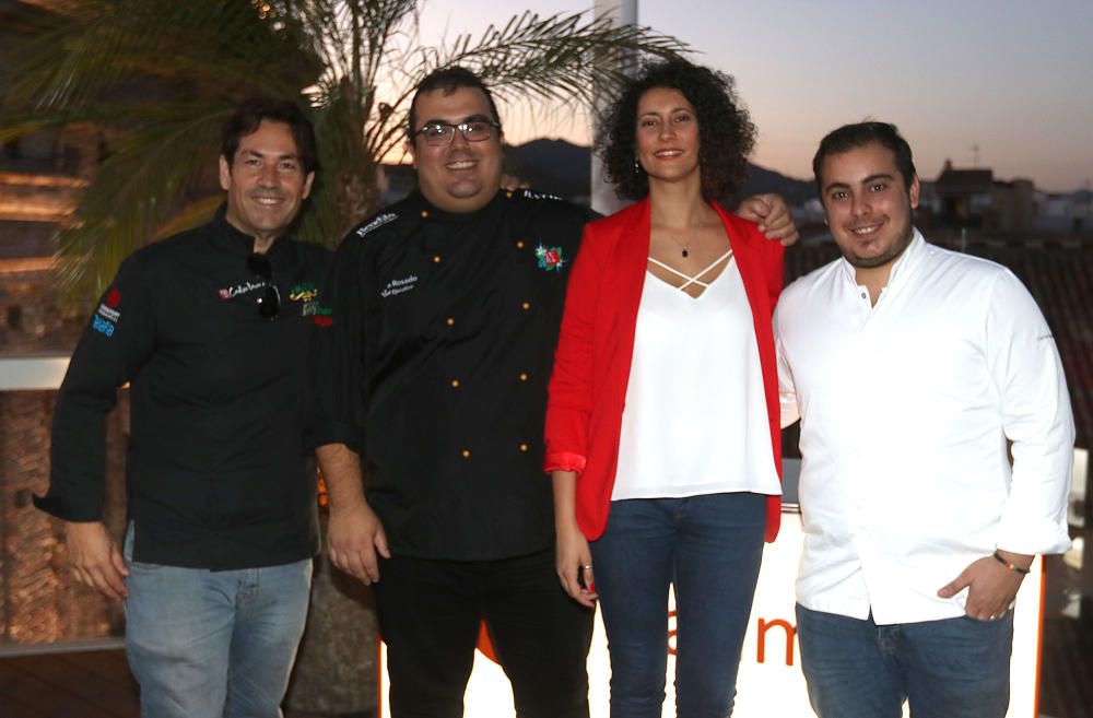 El evento, organizado por La Opinión de Málaga, reunió en la terraza del Hotel Málaga Premium a Cristina Martínez (Garbancita), Carlos Navarro Björk, Carlos Mansilla Gil de Bernabé y Mario Rosado