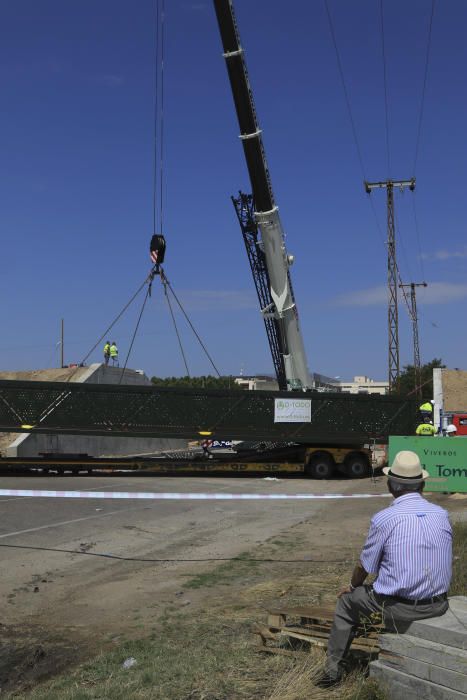 Una aparatosa pieza metálica para ensanchar el paso de Pinilla