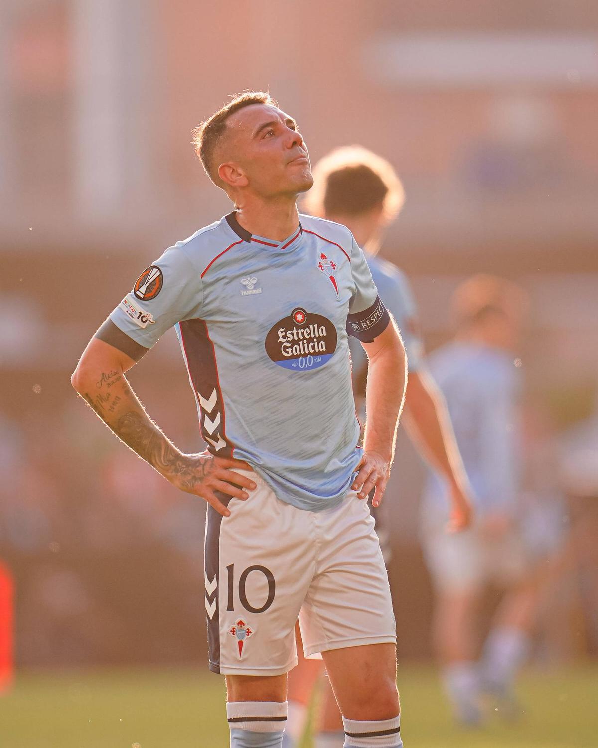 Iago Aspas, en un momento del partido del jueves.