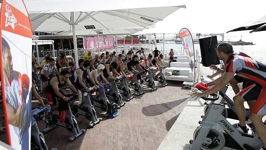 Un gimnasio a pie de mar