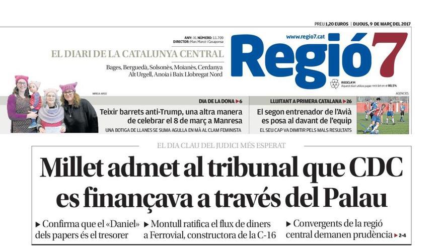 Què diuen els titulars en paper d&#039;aquest dijous?