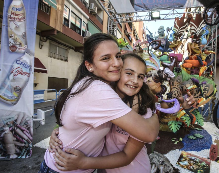 Florida Portazgo, ganadora del primer premio infantil de las Hogueras